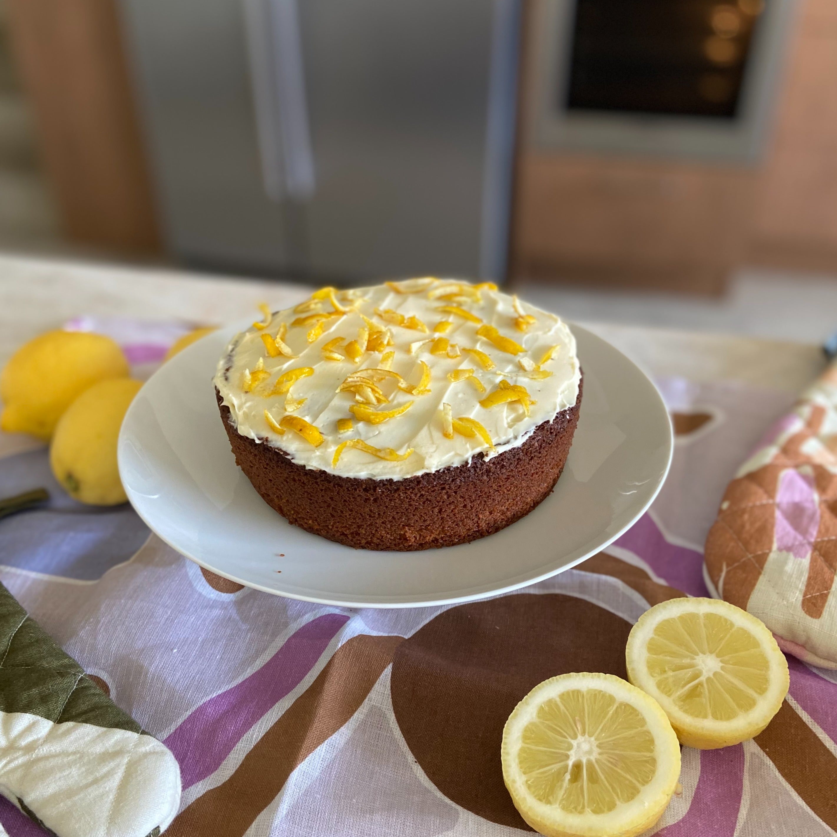 Lemon Ginger Honey Cake