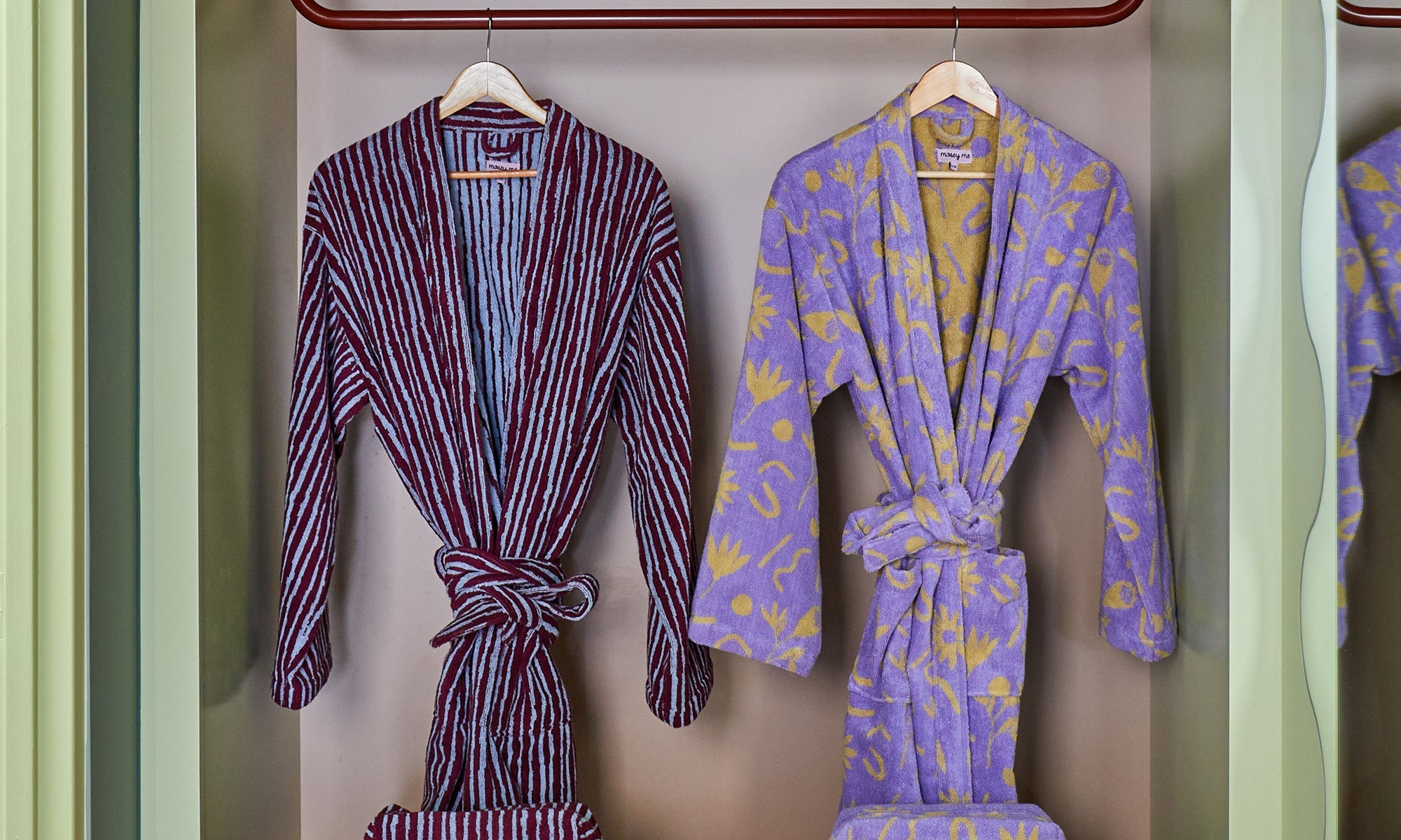 Bath Robes and Slippers