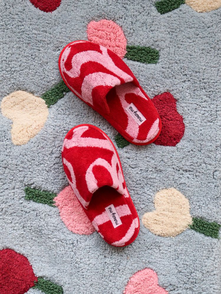 Ribbon Terry Slipper