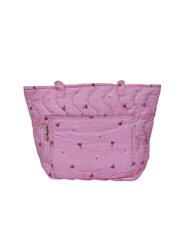 Forget Me Not Quilted Bag in Peony