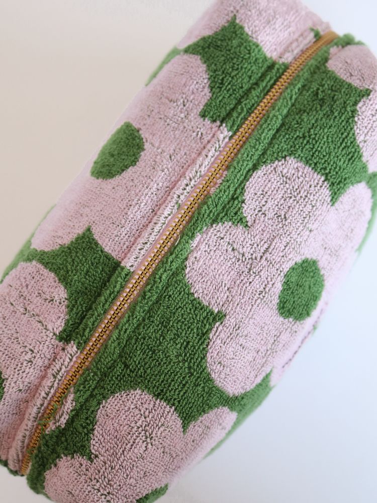 Flowerbed Terry Toiletry Bag