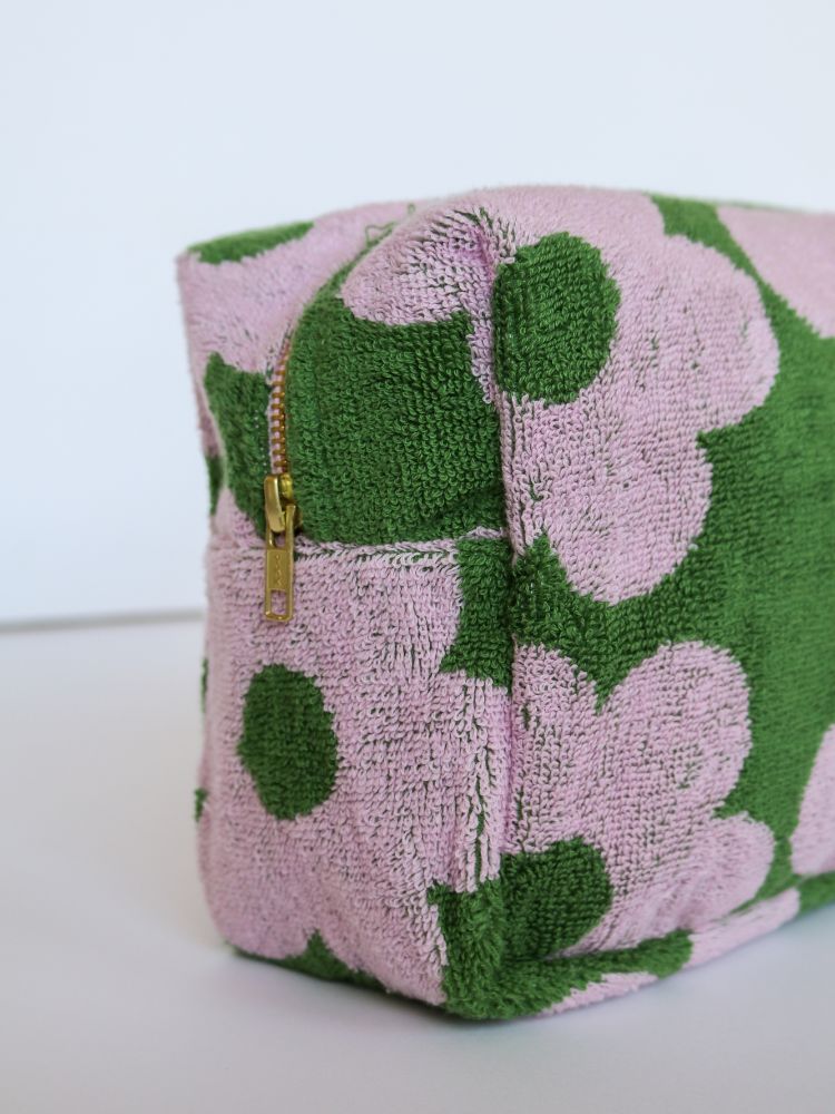 Flowerbed Terry Toiletry Bag