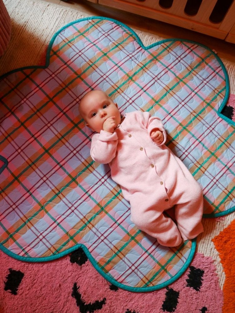 Confetti Plaid Playmat