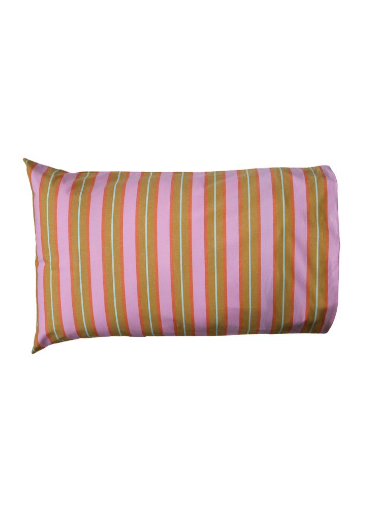 Sunrise Stripe Standard Pillowcase Set