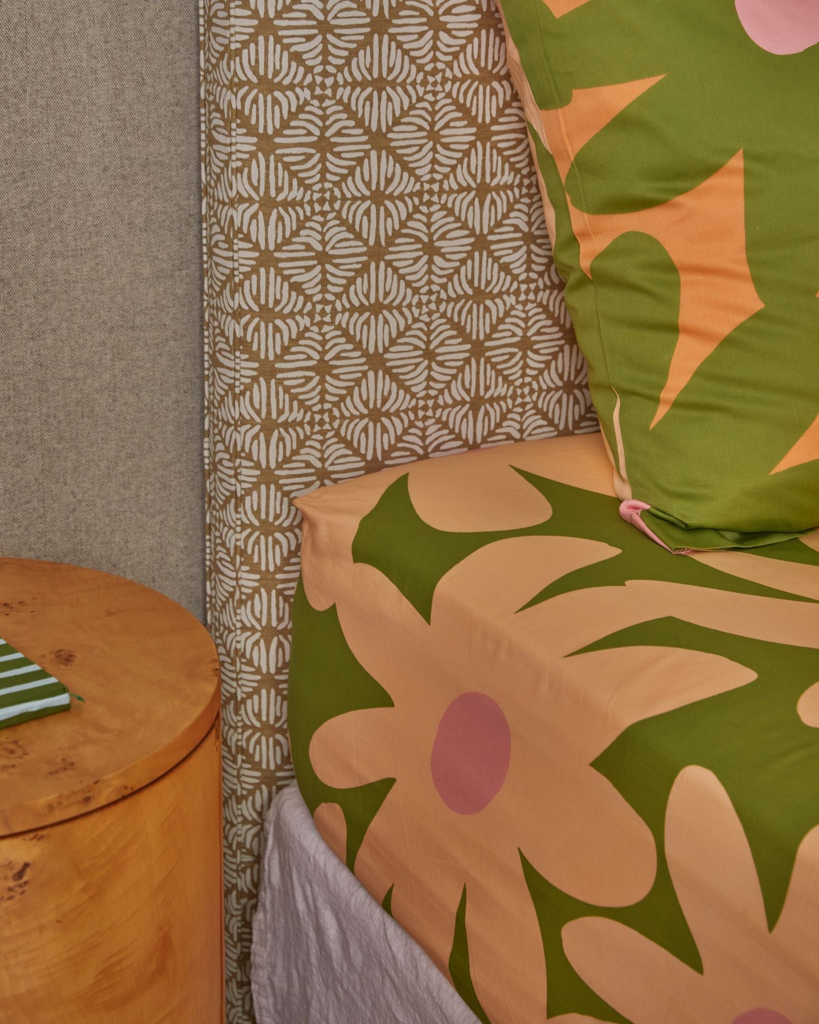 Marlo Olive Fitted Sheet