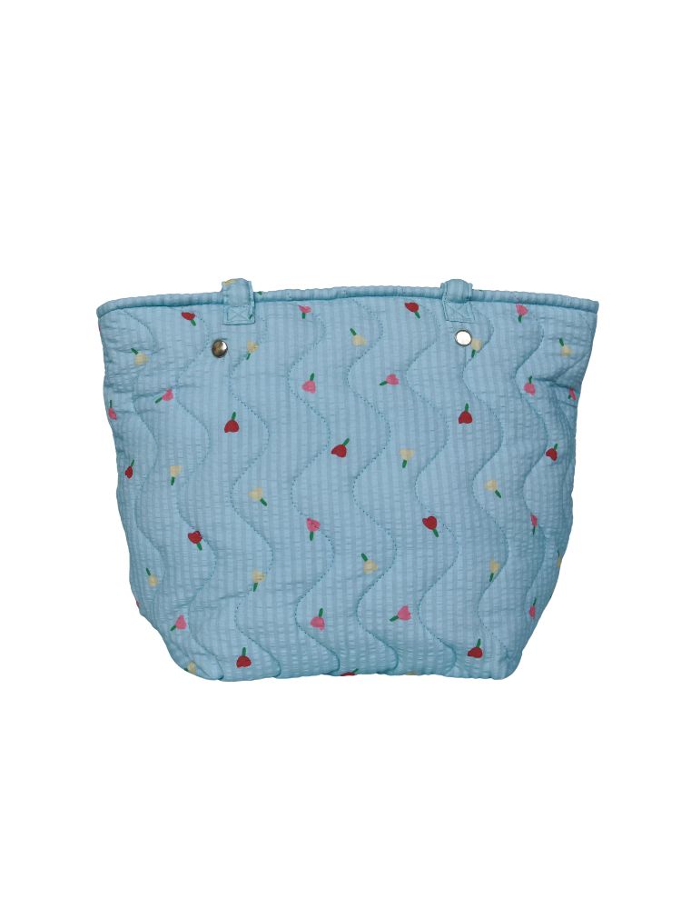 Forget Me Not Quilted Bag in Sky
