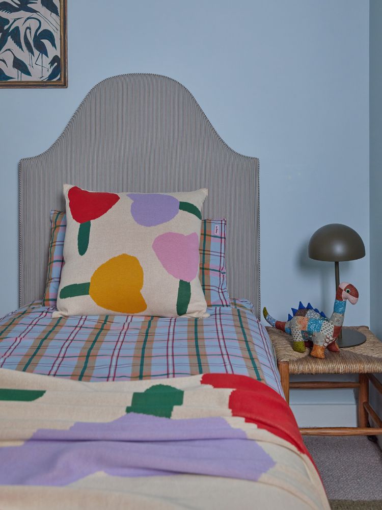 Forget Me Not Knitted Throw