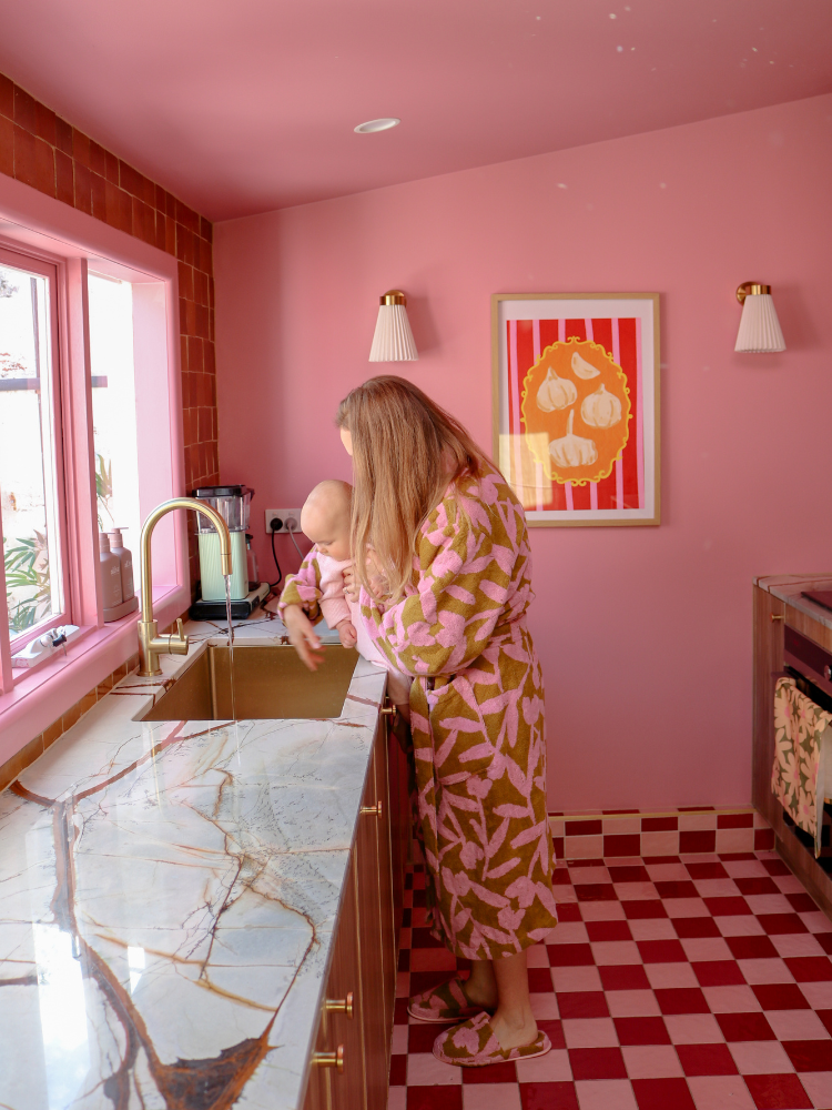Abstract Terry Robe