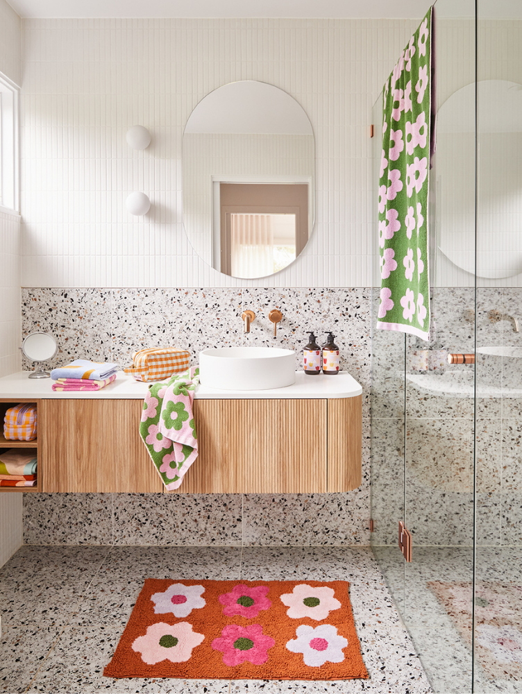 Flowerbed Towel Sheet by Mosey Me