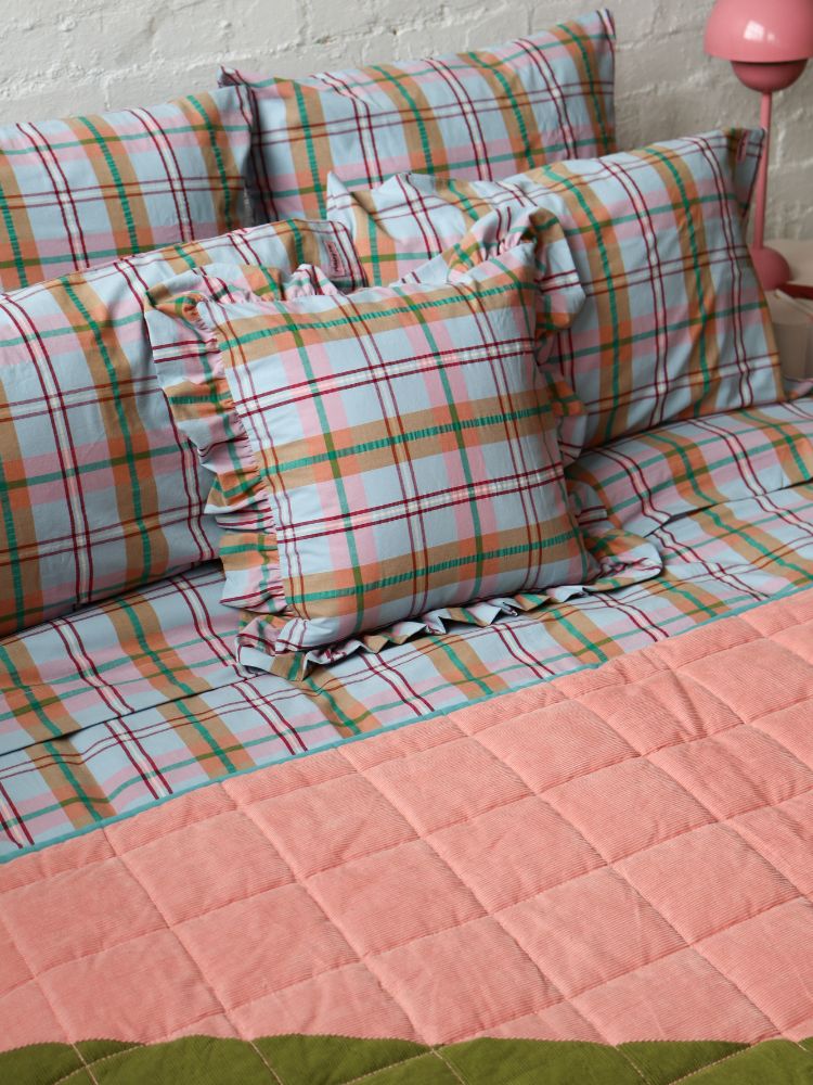 Confetti Plaid Quilt Cover