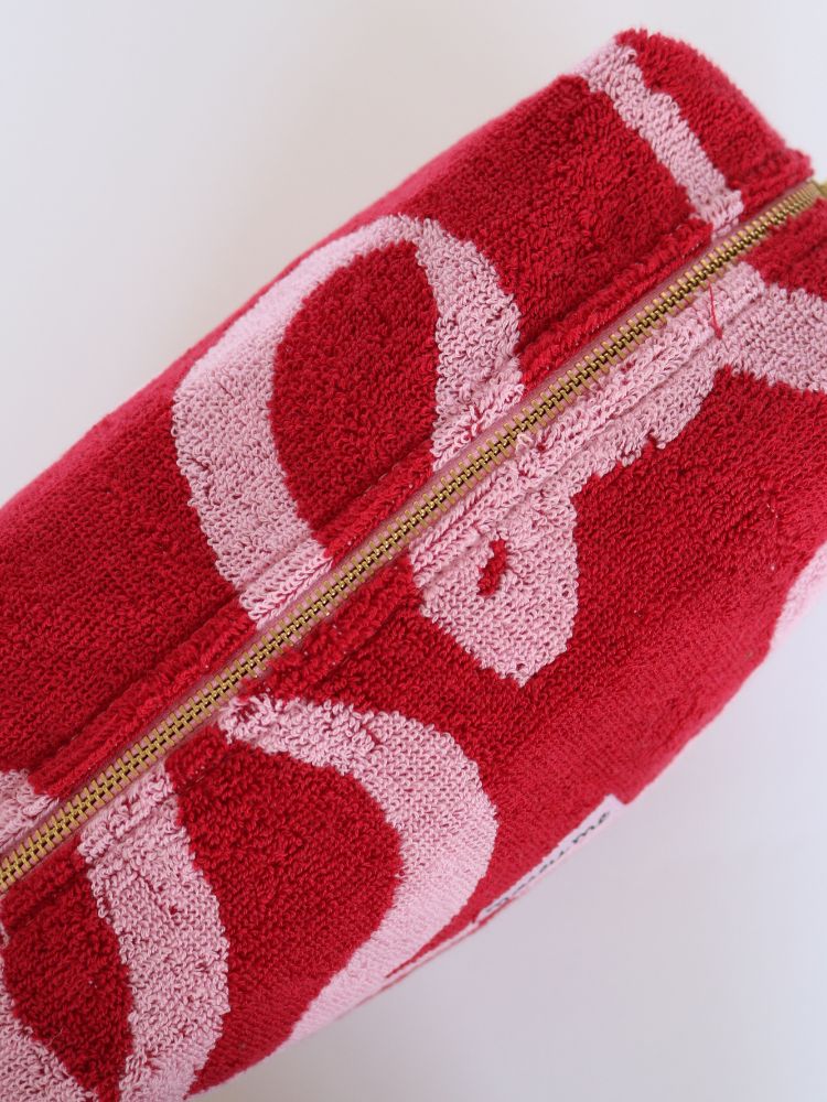 Ribbon Terry Toiletry Bag