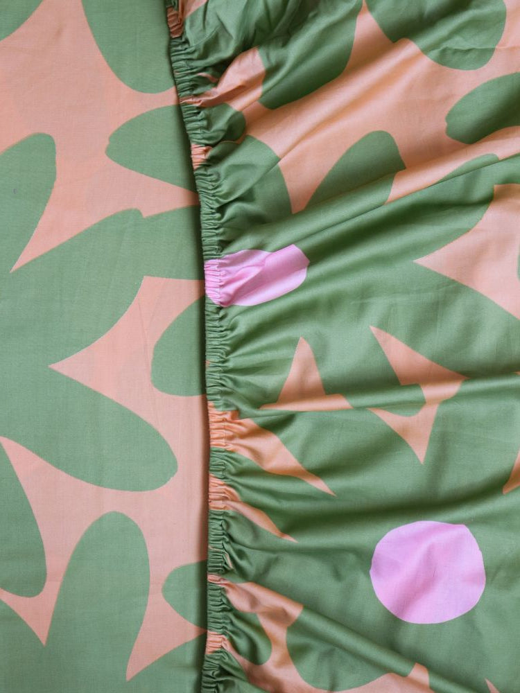 Marlo Apricot Fitted Sheet