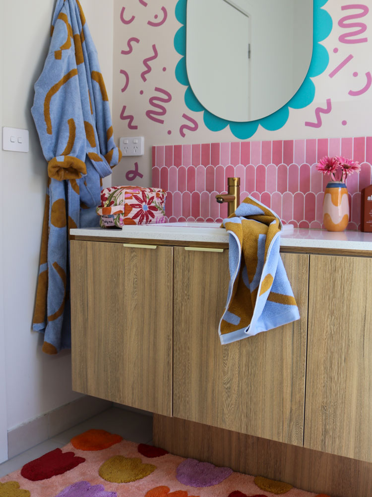 Shapes Terry Robe by Mosey Me
