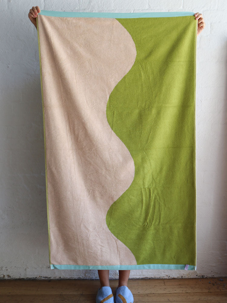 Carousel Bath Towel by Mosey Me