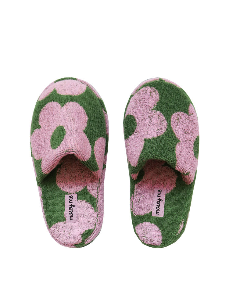 Flowerbed Terry Slipper