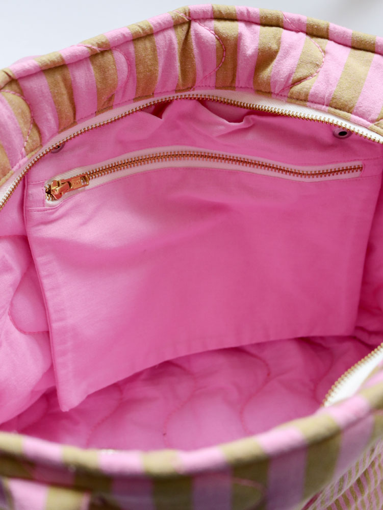 Lilac Sprout Quilted Bag