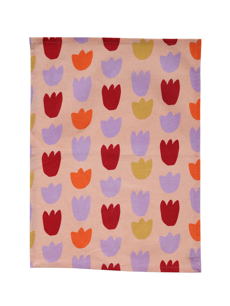 Tulip Fields Tea Towel