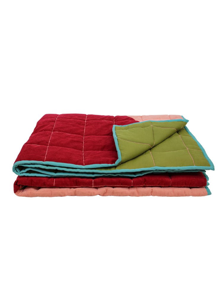 Corduroy Quilted Throw by Mosey Me