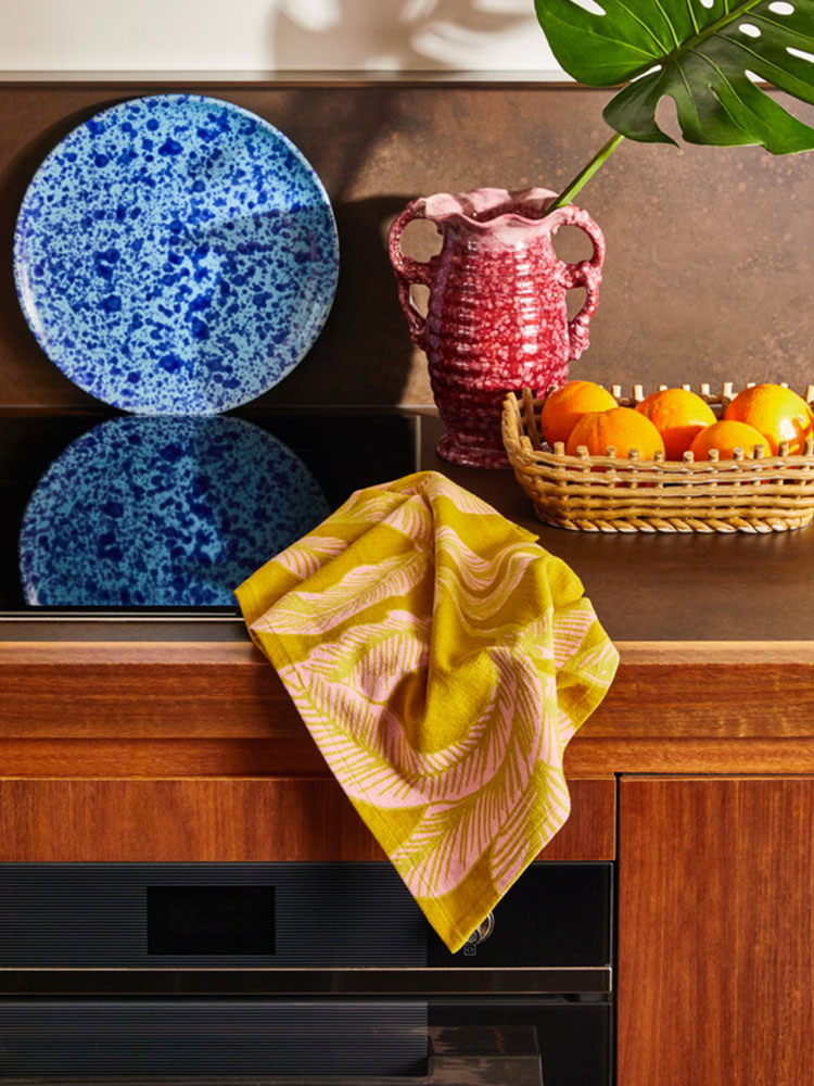 Meridian Gold Tea Towel by Mosey Me