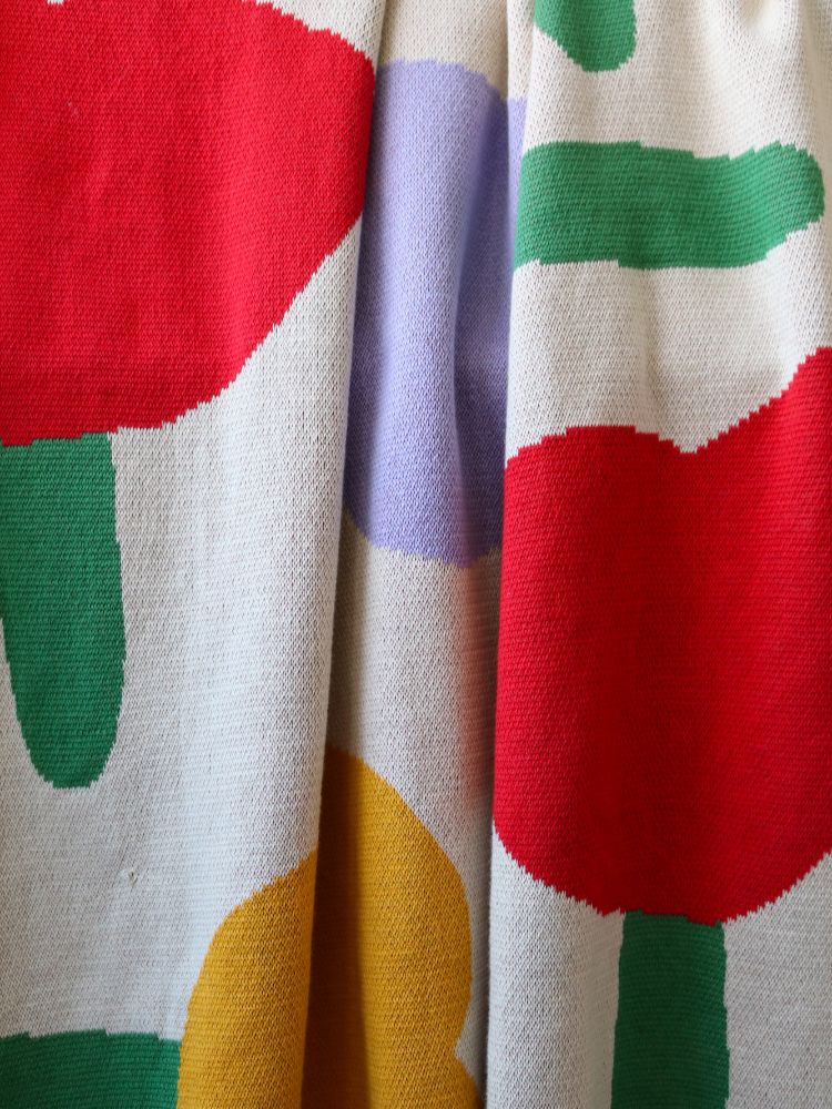 Forget Me Not Knitted Throw