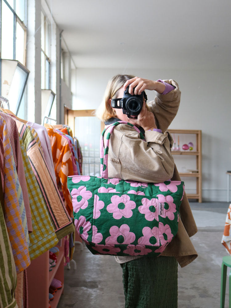 Flowerbed Quilted Bag