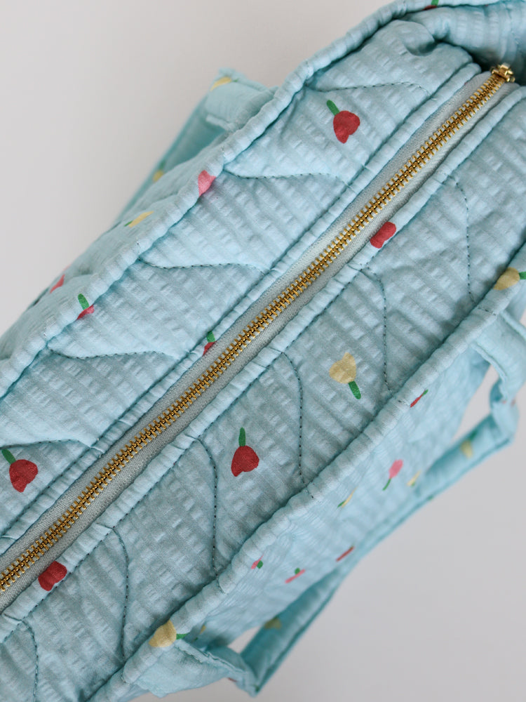 Forget Me Not Quilted Bag in Sky