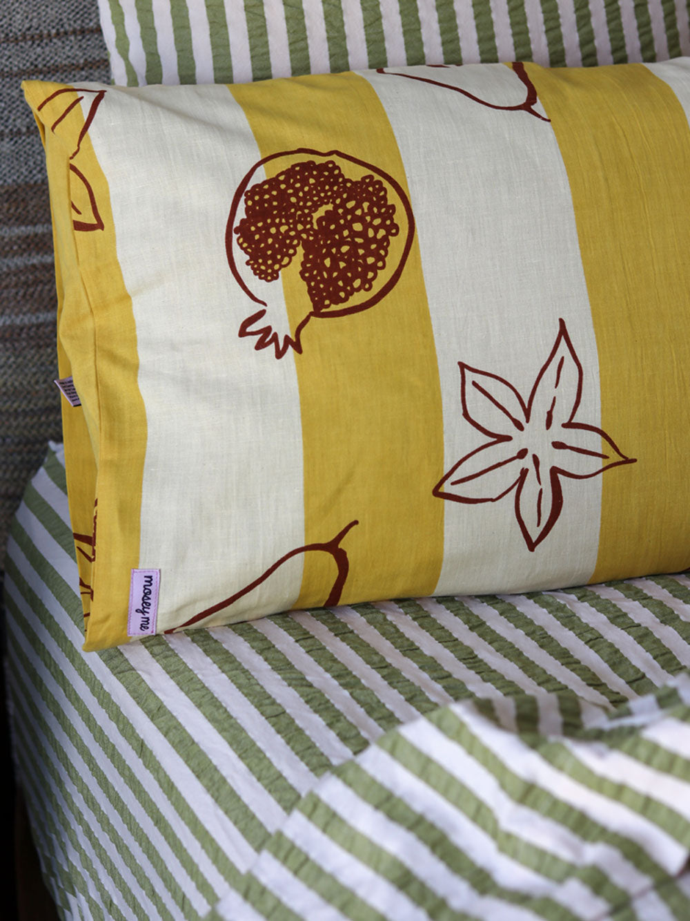 Winter Fruit Standard Pillowcase Set by Mosey Me