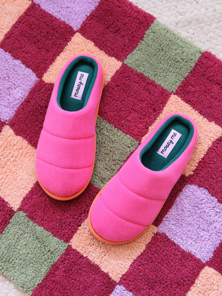 Cloud Slipper in Hot Pink
