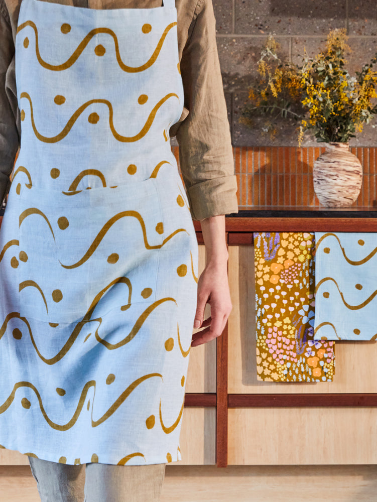 Whitewash Apron by Mosey Me