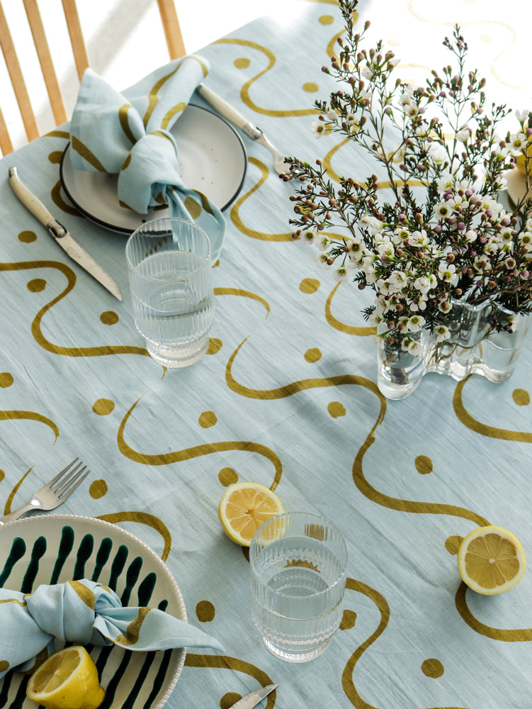 Whitewash Tablecloth  by Mosey Me