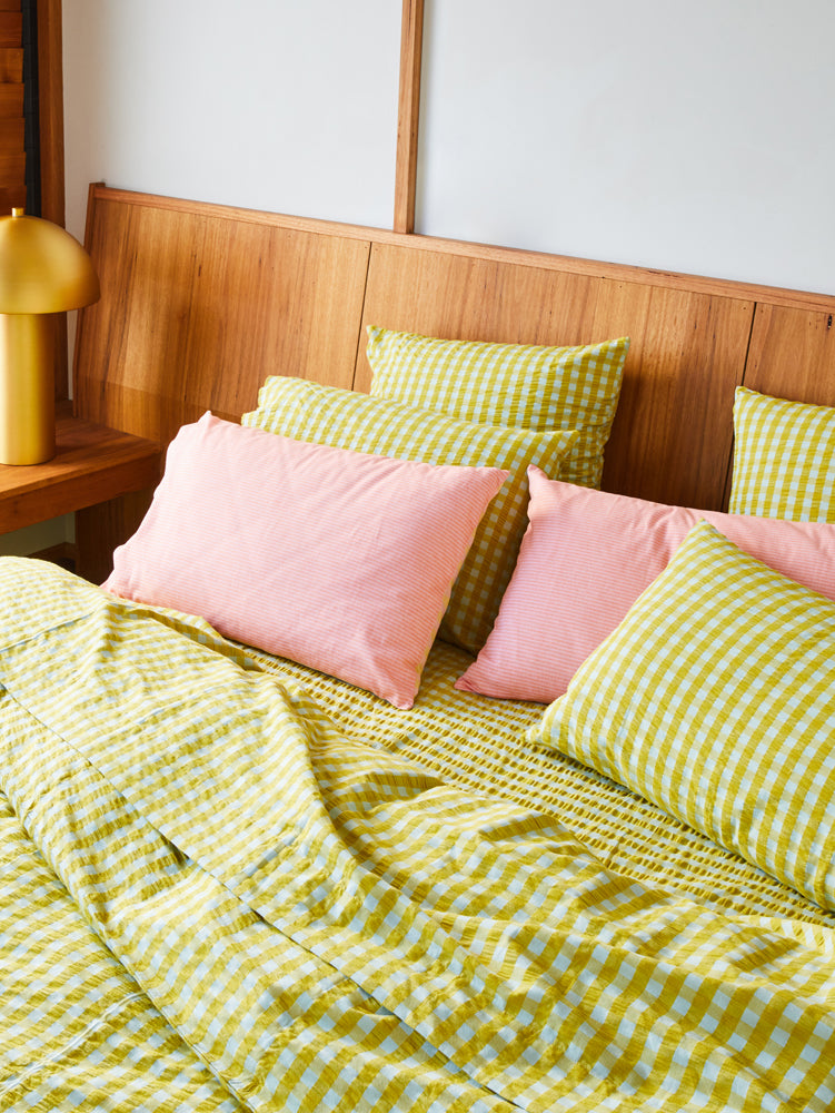 Seersucker Fitted Sheet by Mosey Me
