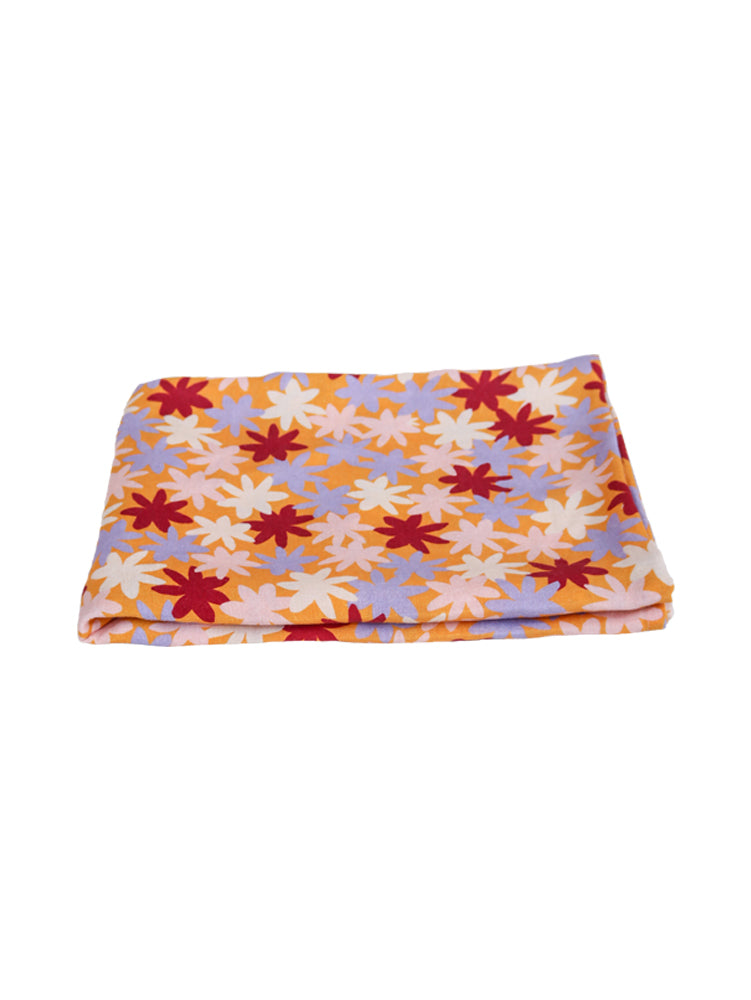 Crimson Floral Tablecloth by Mosey Me