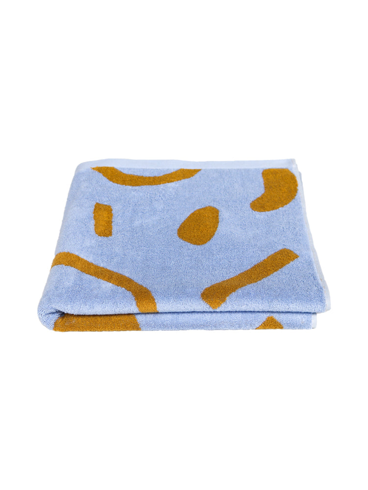 Shapes Bath Towel by Mosey Me