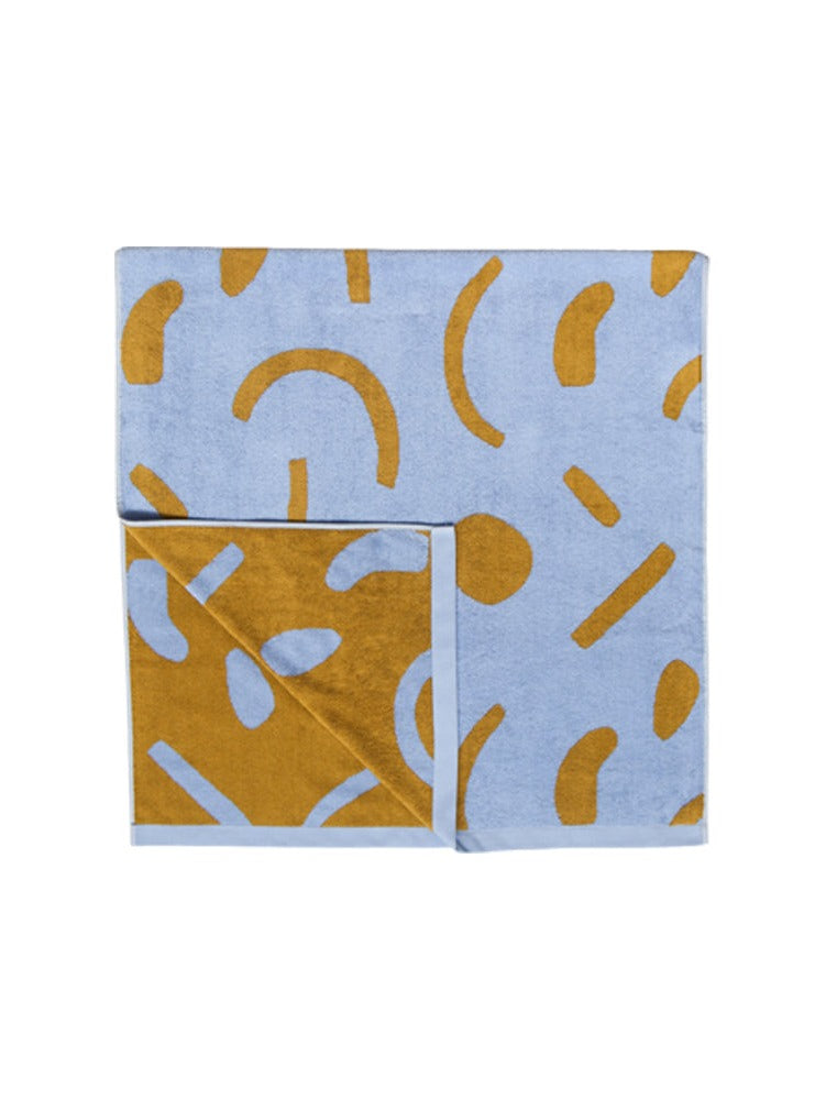 Shapes Bath Sheet by Mosey Me