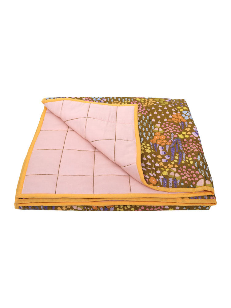 Meadow Quilted Throw  by Mosey Me