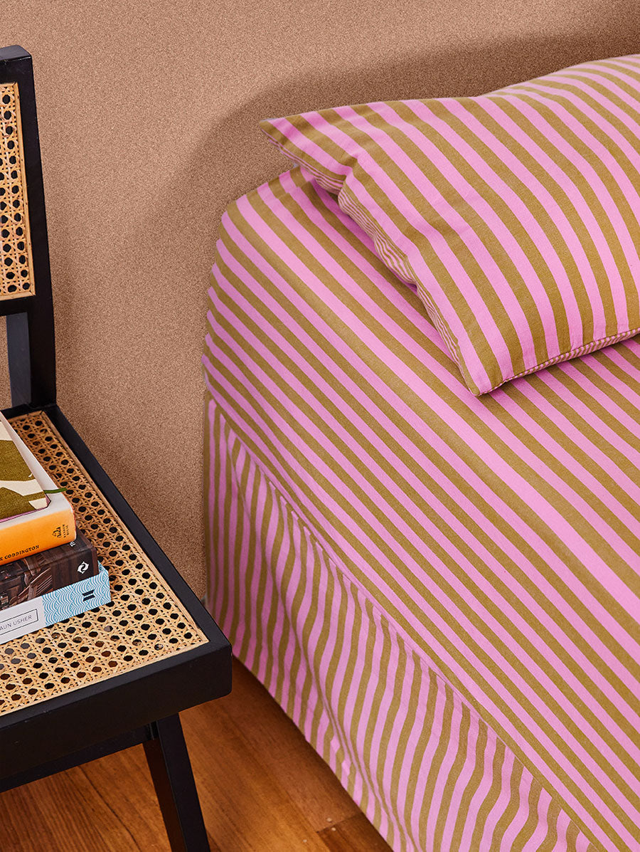 Lilac Sprout Fitted Sheet