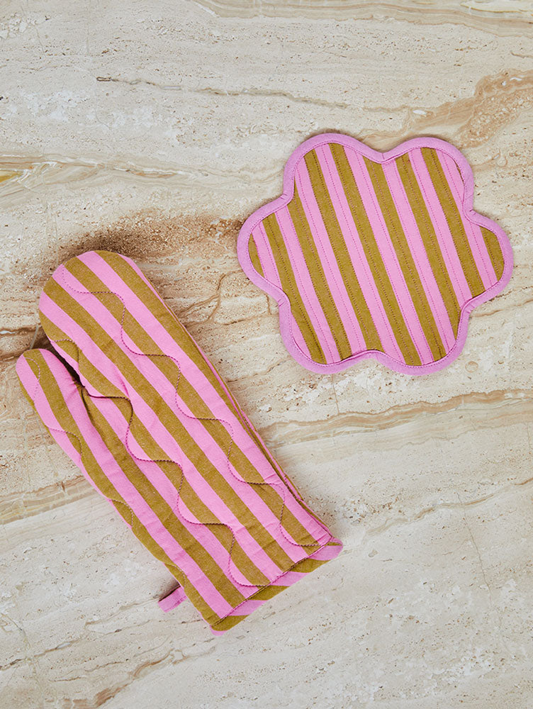 Lilac Sprout Oven Mitt