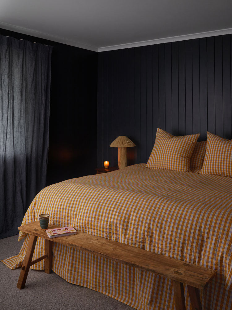 Mango Seersucker Euro Pillowcase Set by Mosey Me