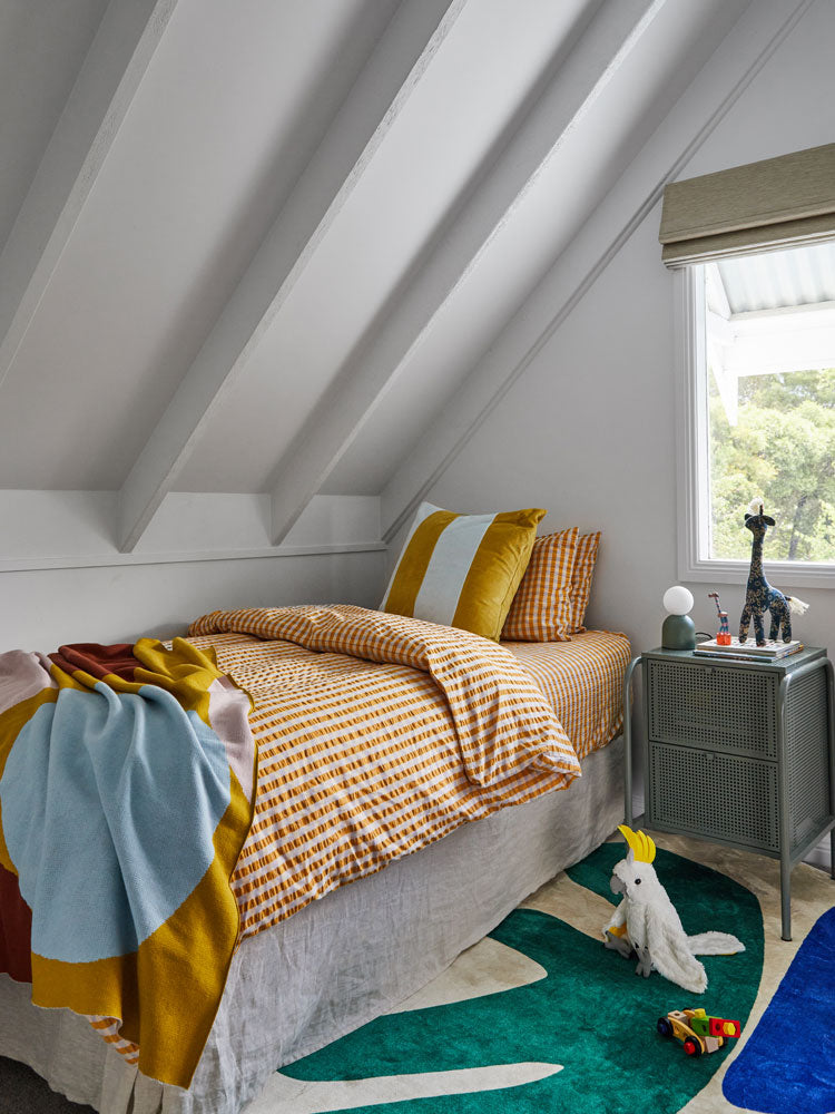 Pebble Knitted Throw by Mosey Me