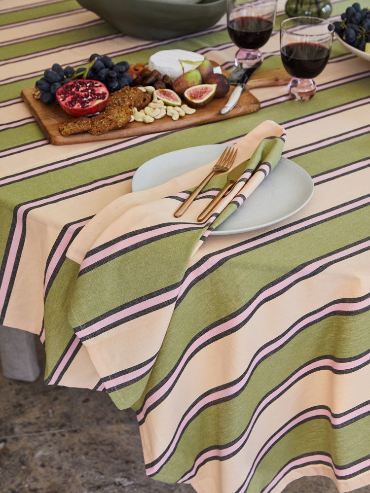 Carnival Stripe Napkin Set by Mosey Me