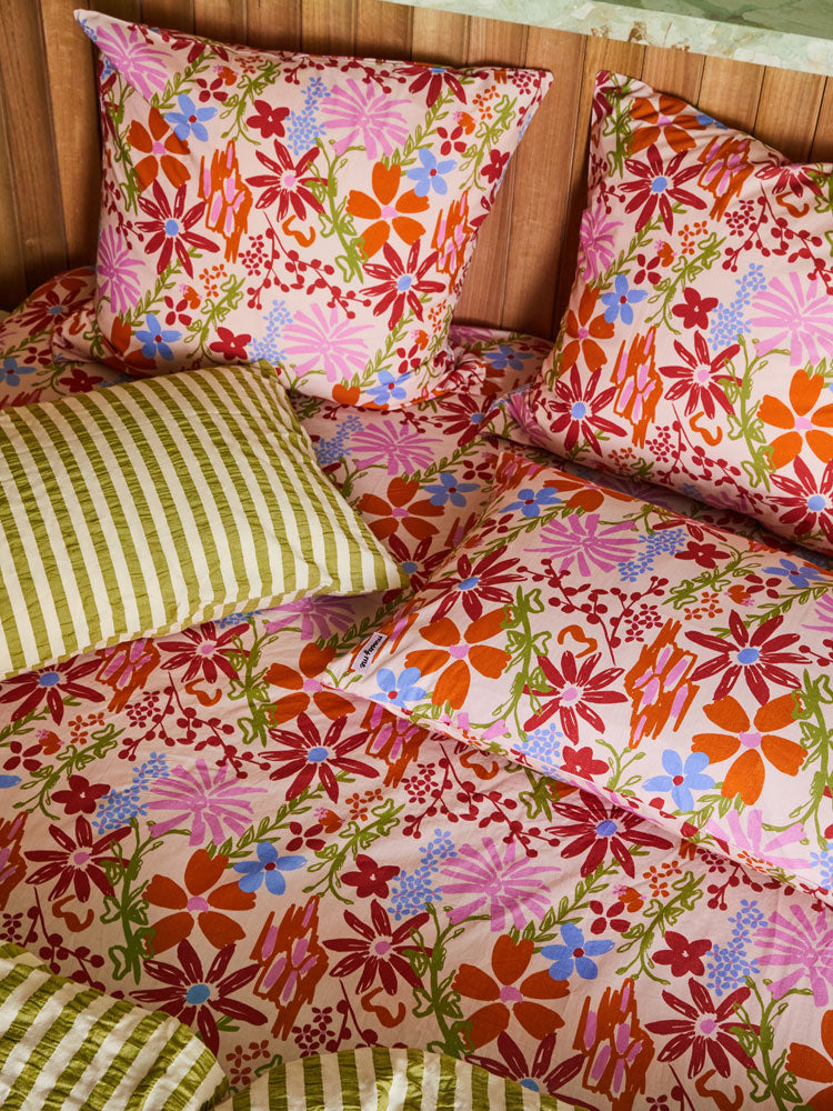 Winter Garden Quilt Cover by Mosey Me