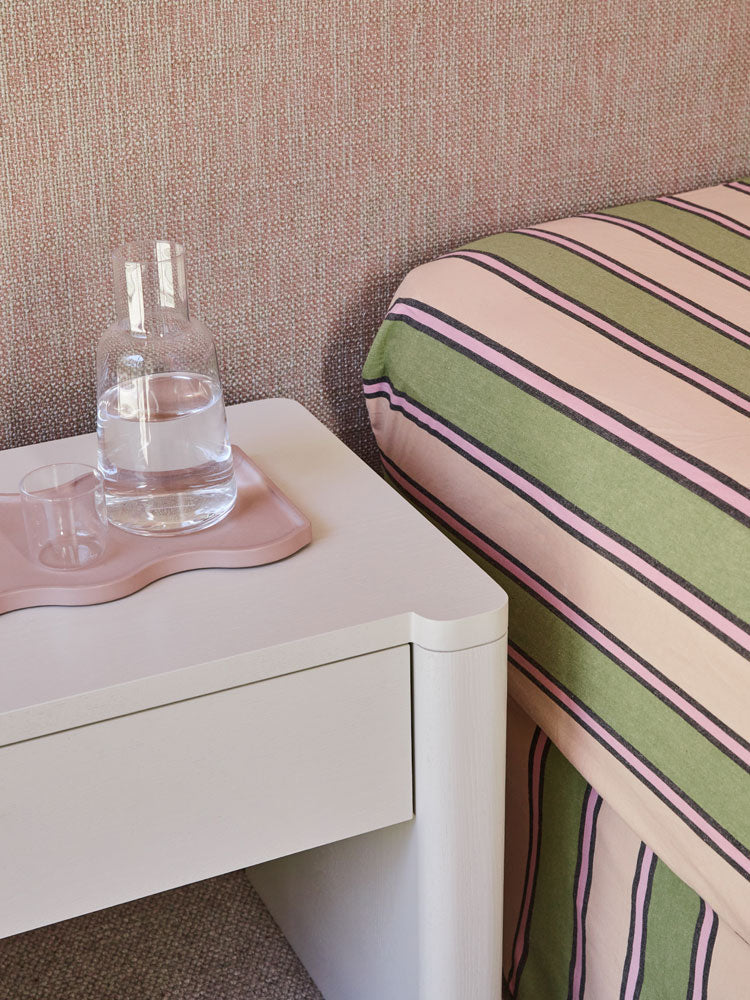 Carnival Stripe Fitted Sheet by Mosey Me