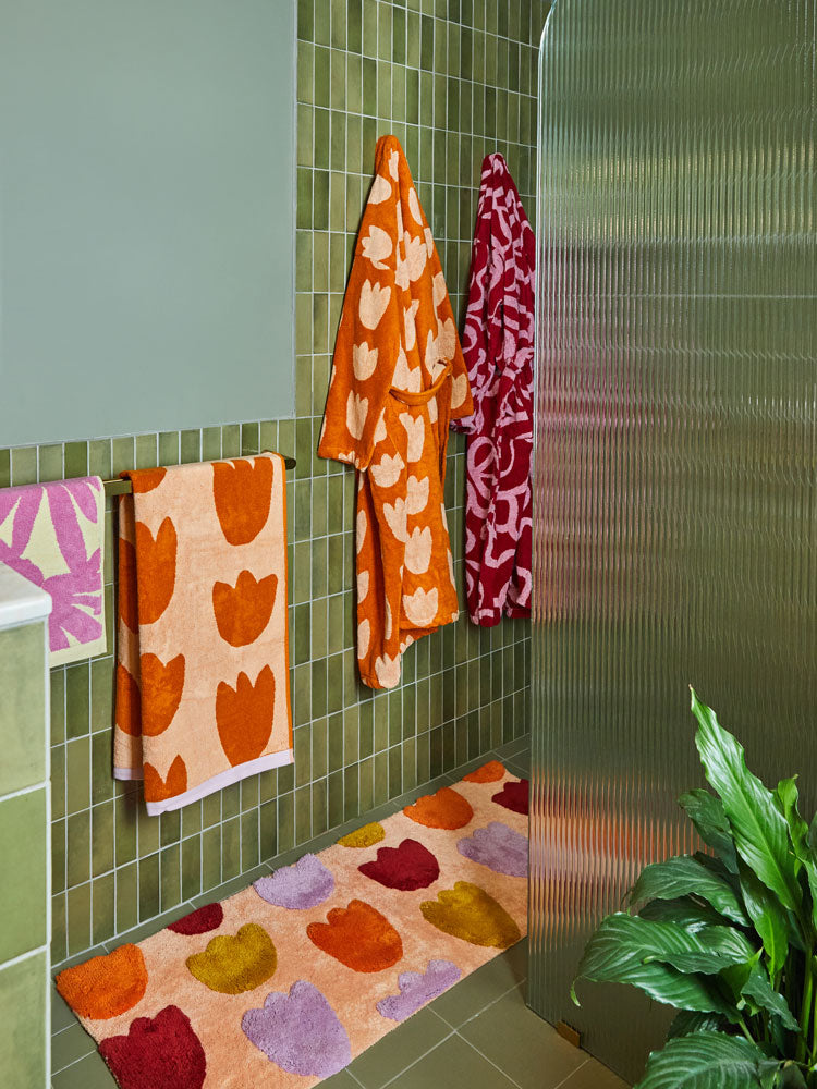 Tulip Bath Towel  by Mosey Me