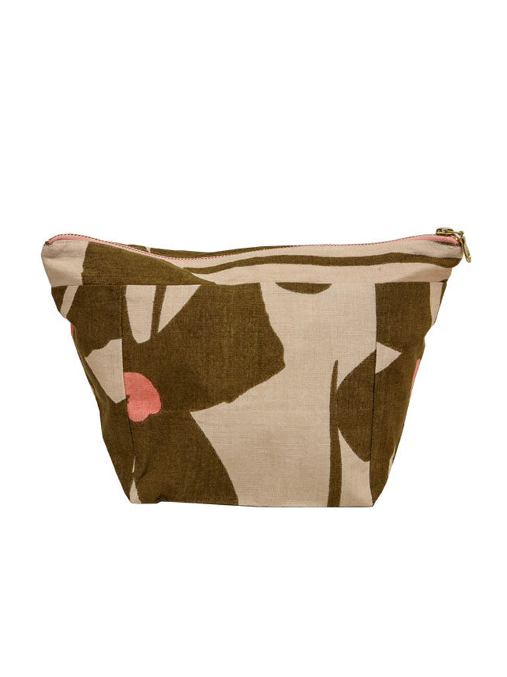 Olive Poppy Cosmetic Case