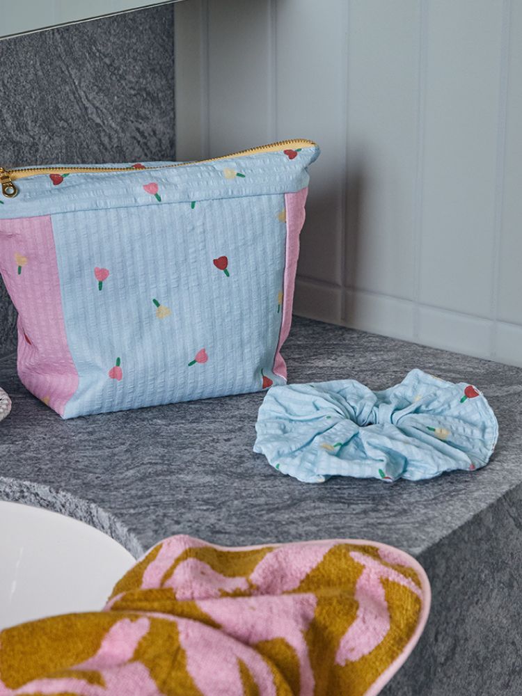 Forget Me Not Scrunchie in Sky