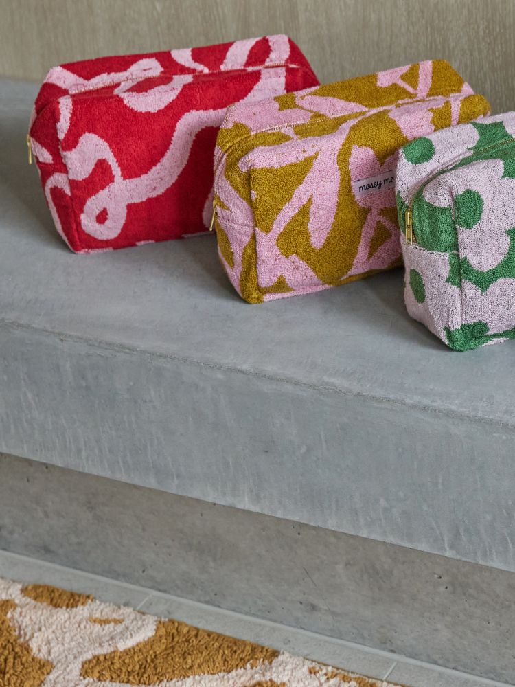 Ribbon Terry Toiletry Bag