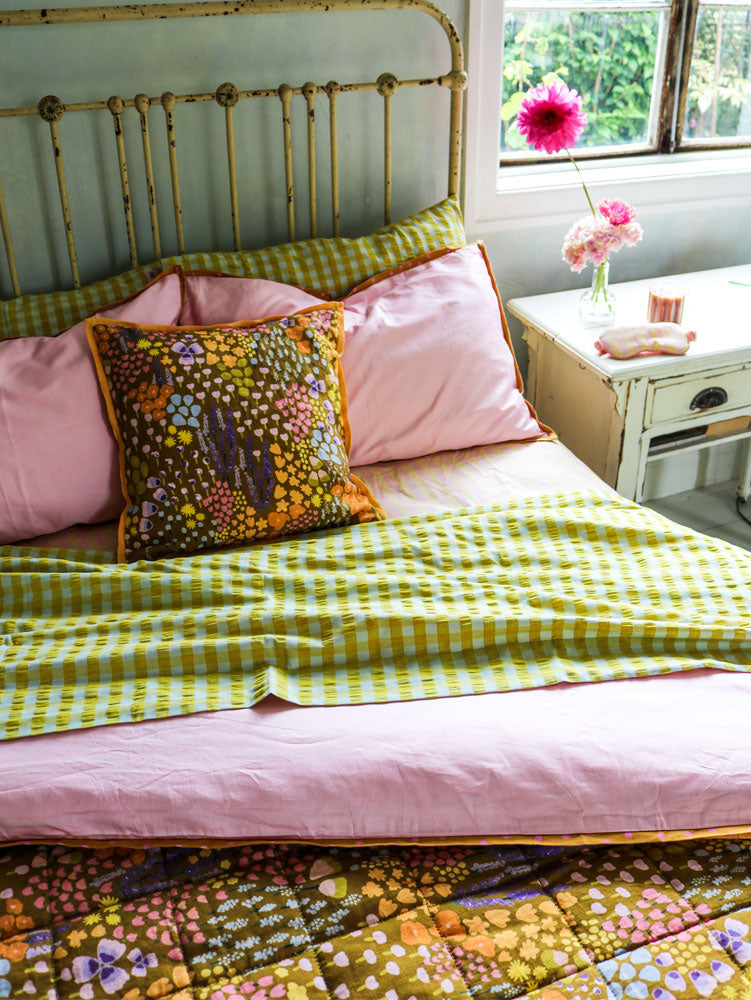 Seersucker Flat Sheet by Mosey Me