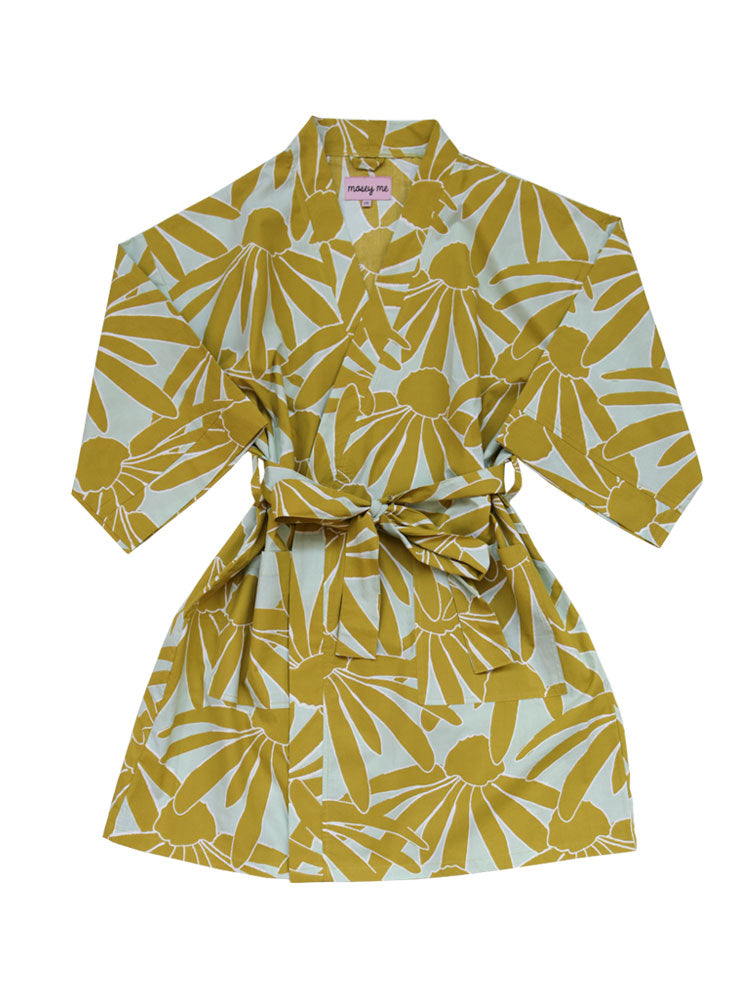 Margarita Short Robe - Mint by Mosey Me