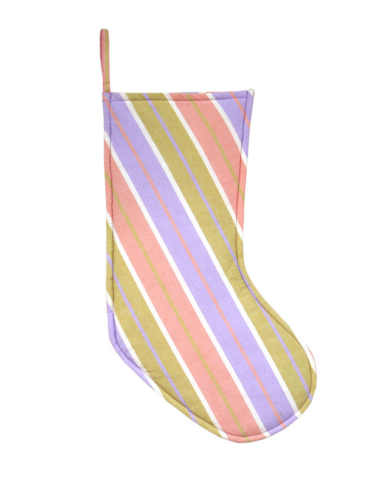 Miami Stripe Stocking  by Mosey Me