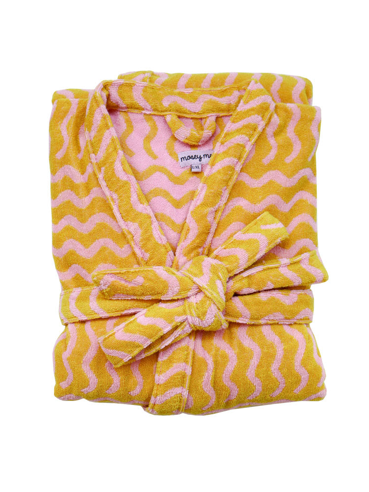 Ripple Terry Robe by Mosey Me